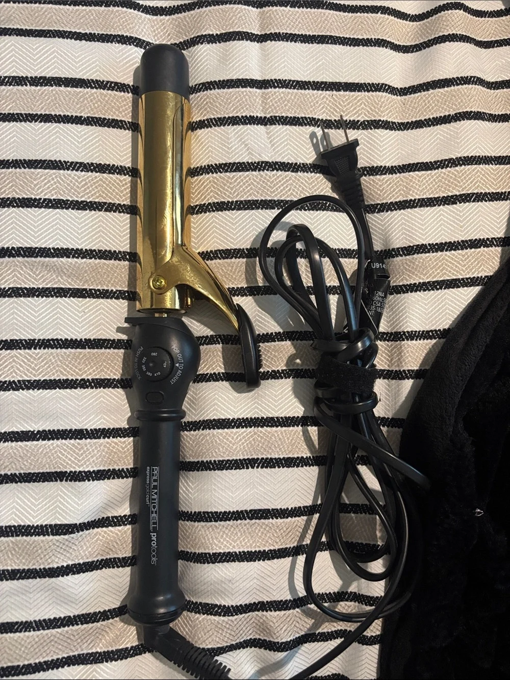 Paul Mitchell Gold and Black Curling Iron